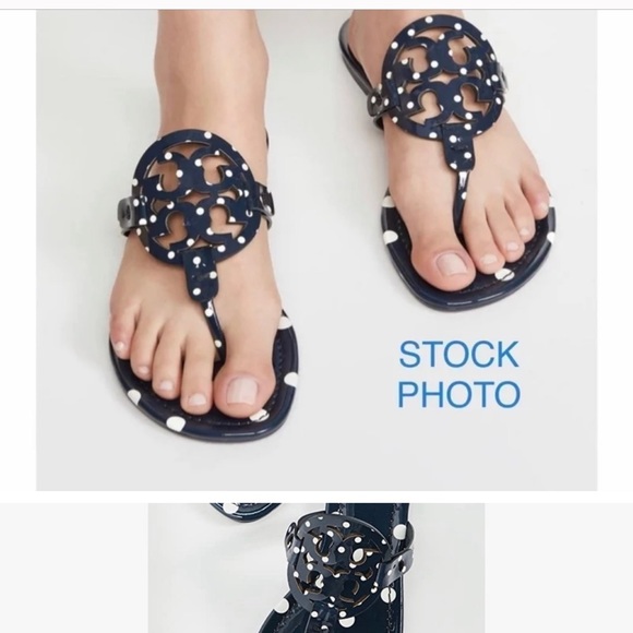 SOLD. NEW Tory Burch Miller Sandals - Picture 3 of 12